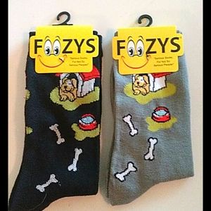 Foozys Socks 2 pair, Item# 137 Dog House